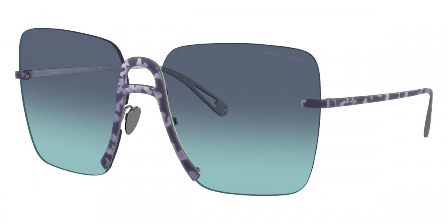 Color: Havana Blue (30454S) - Giorgio Armani AR611830454S62