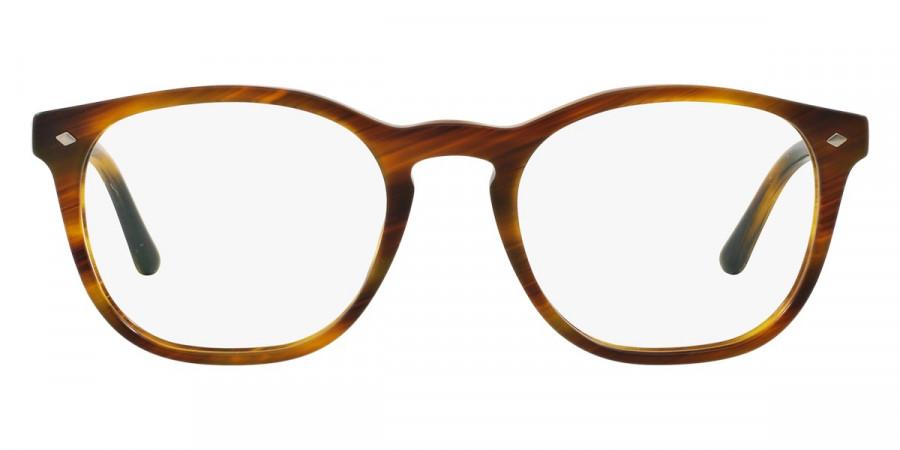 Giorgio Armani™ AR7074 5404 48 - Striped Matte Light Brown