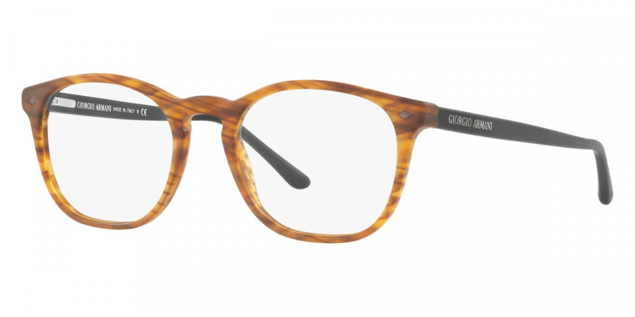 Color: Matte Striped Light Brown (5562) - Giorgio Armani AR7074556254