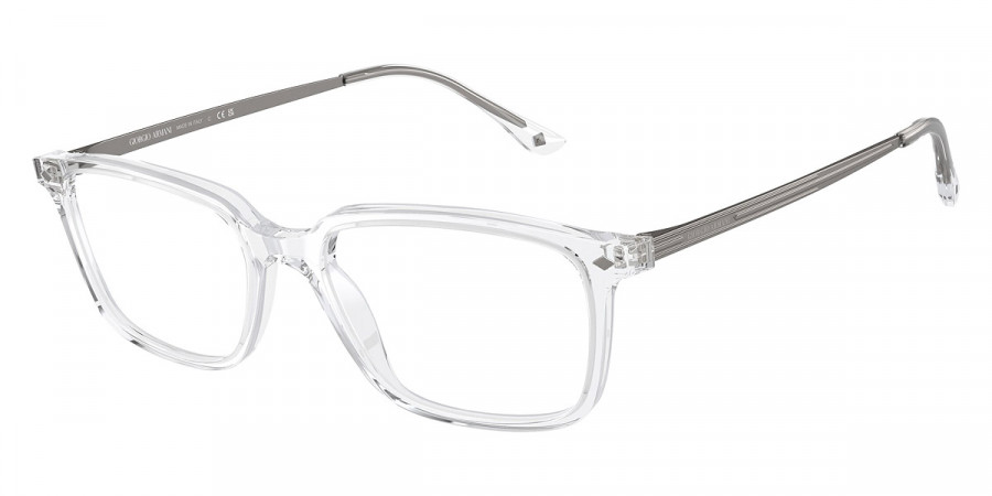 Giorgio Armani™ AR7183 5893 55 - Transparent Crystal/Matte Gunmetal