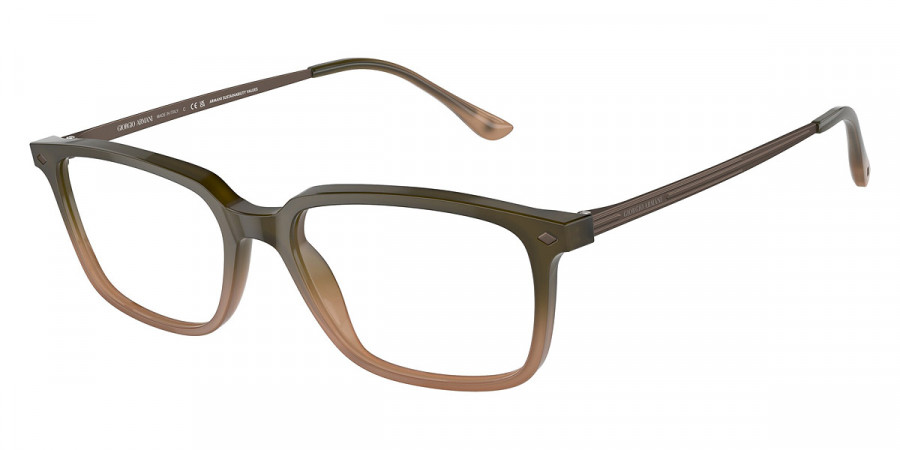 Giorgio Armani™ AR7183 5982 55 - Green/Brown Gradient/Matte Bronze