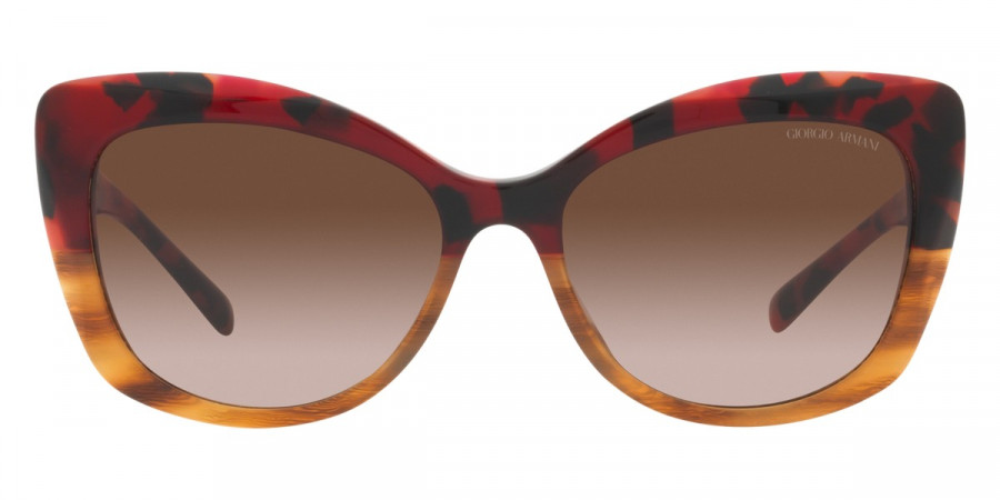 Giorgio Armani™ AR8161 593113 56 - Red Havana/Striped Brown