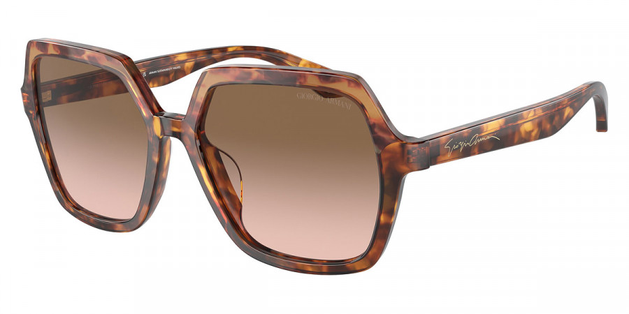 Giorgio Armani™ AR8193U 603351 55 - Orange Havana/Red Havana