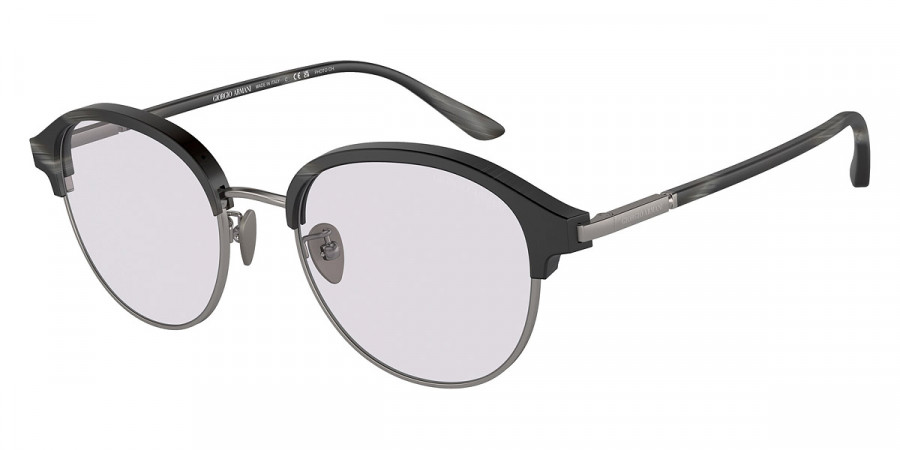 Giorgio Armani™ AR8215 6068M3 52 - Matte Blue Horn/Matte Gunmetal