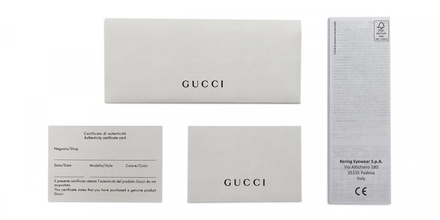 Certificate of Authenticity from Gucci™