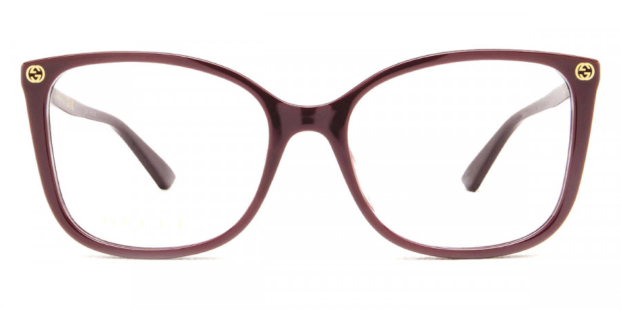 Gucci GG0026O 012 53 Burgundy Eyeglasses