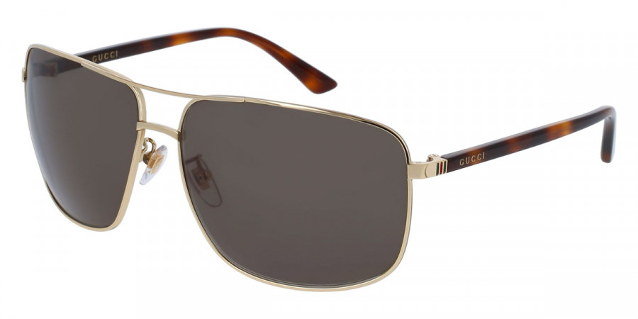 Color: Havana/Gold (004) - Gucci GG0065SK00466