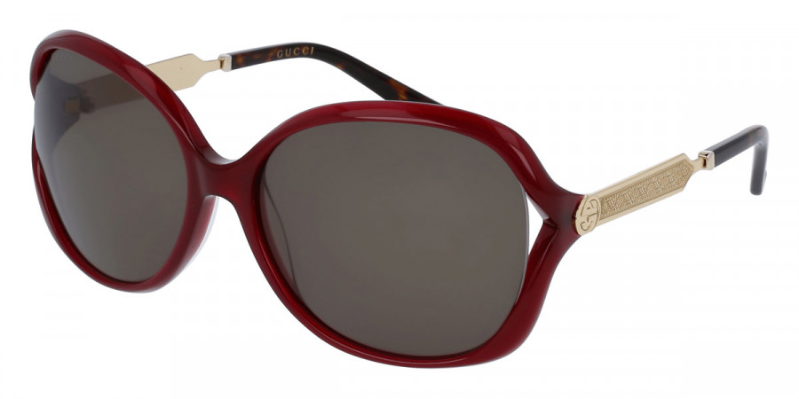 Gucci™ GG0076S 004 60 - Burgundy/Gold