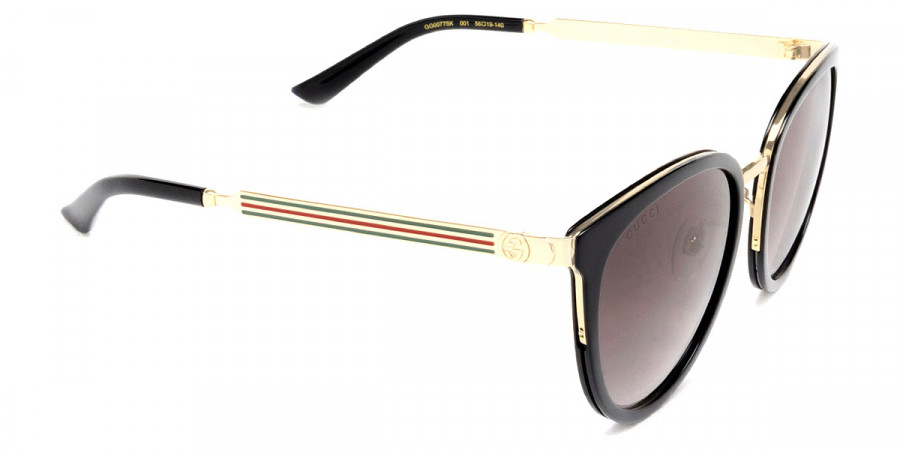 Color: Gold/Black (001) - Gucci GG0077SK00156