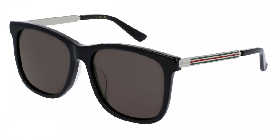 Color: Silver/Black (002) - Gucci GG0078SK00256