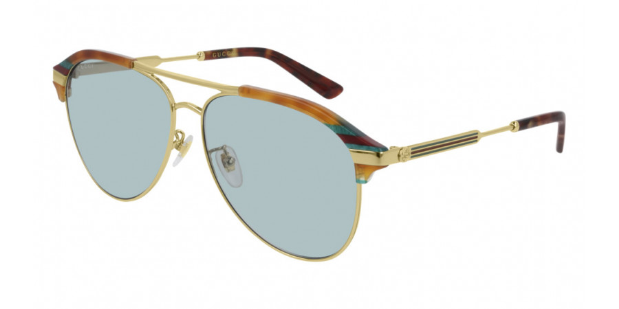 Color: Gold/Havana (006) - Gucci GG0288SA00660