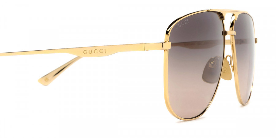 Gucci GG0336S 001 60 Gold Sunglasses