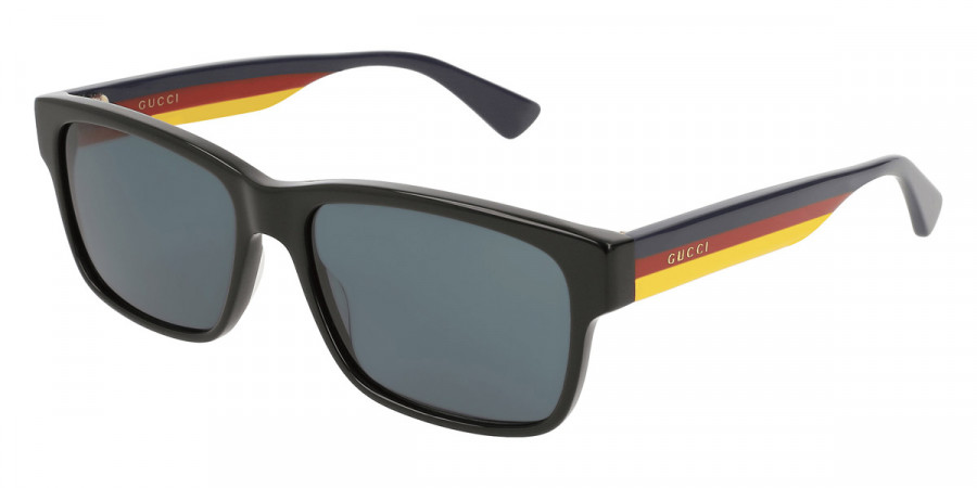 Gucci GG0340S 009 58 Black Multicolor Sunglasses