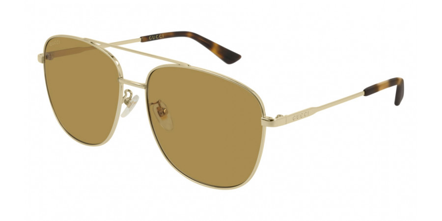 Color: Gold (004) - Gucci GG0410SK00461