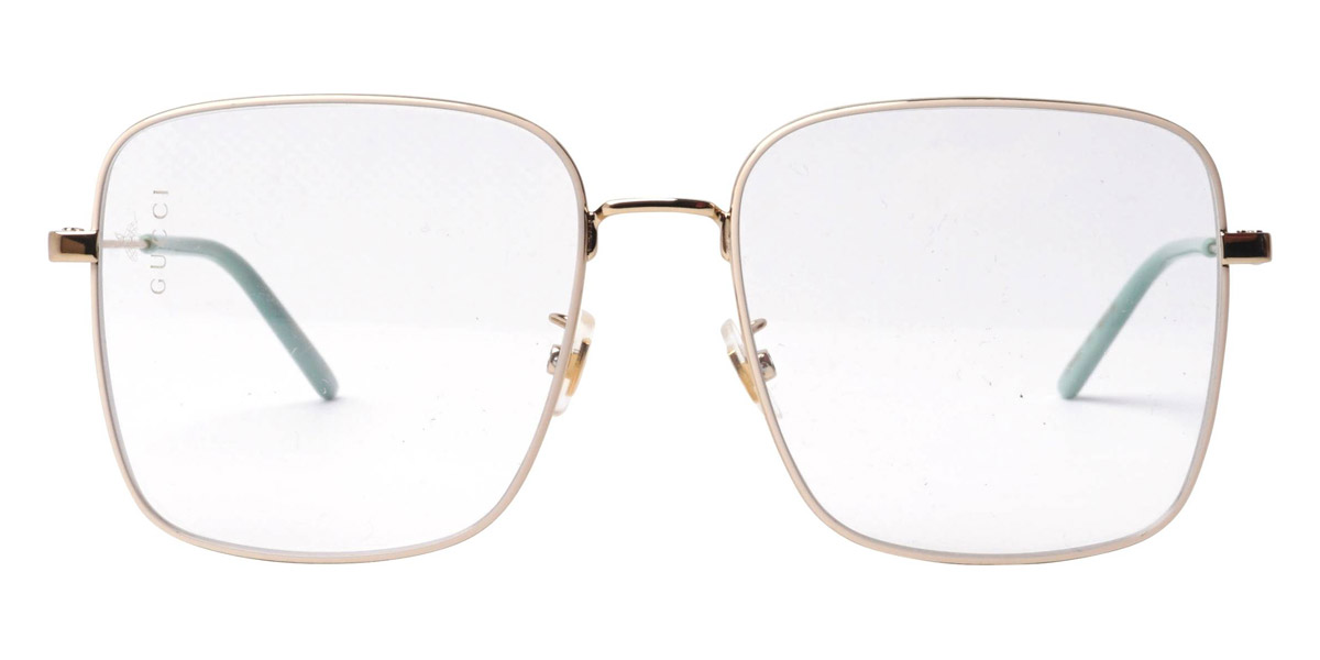 Gucci GG0445O 004 Gold White outlets Trim 56-17-140 Eyeglasses Authentic