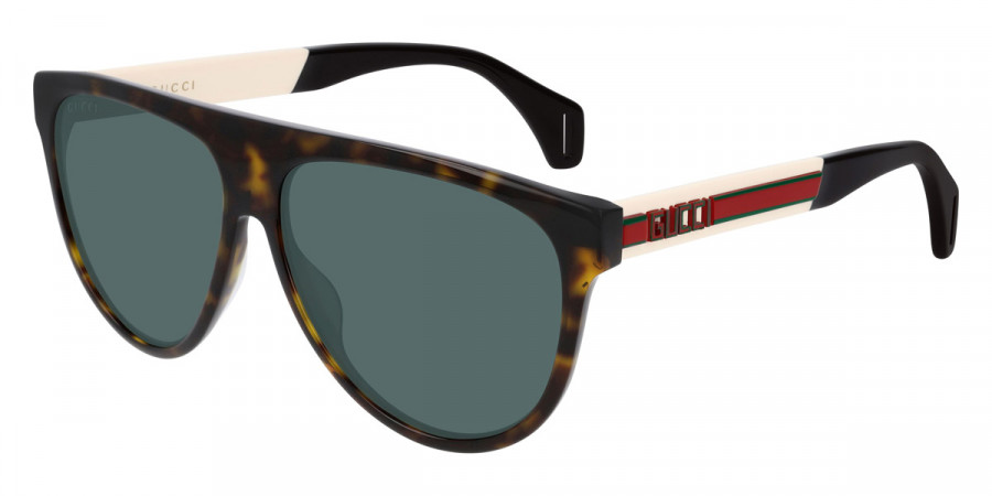 Color: White/Havana (003) - Gucci GG0462S00358