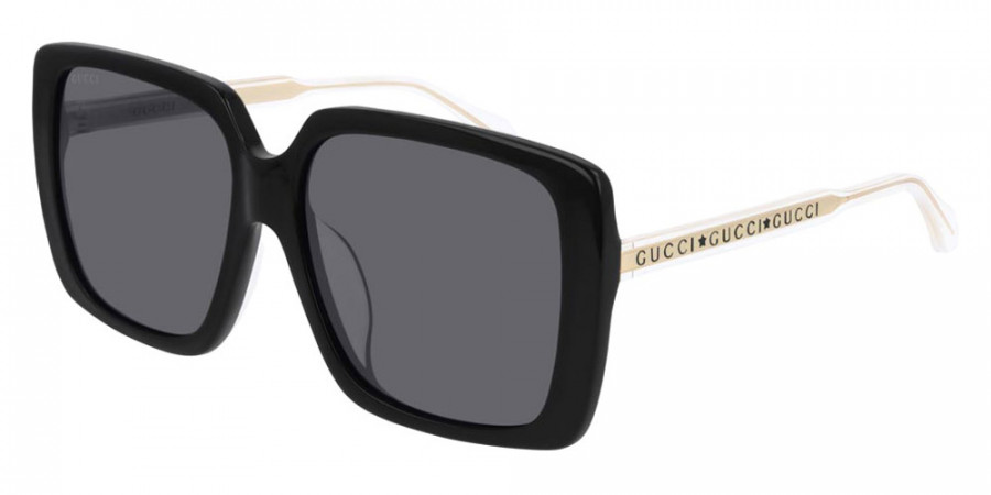 Gucci™ GG0567SAN 001 58 - Black/Crystal