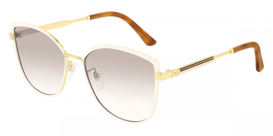 Color: Gold/Ivory (003) - Gucci GG0589SK00357