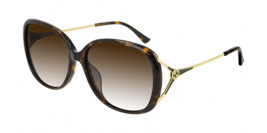 Color: Gold/Havana (003) - Gucci GG0649SK00358