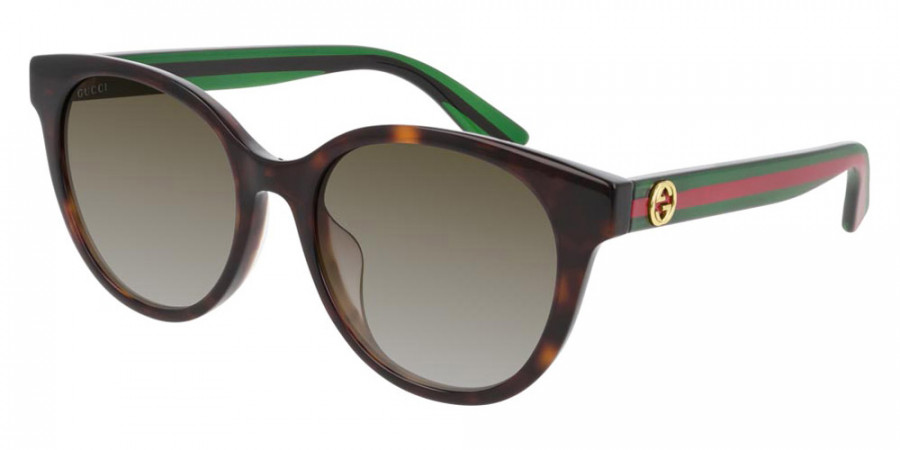 Gucci™ GG0702SKN 003 54 - Havana/Green