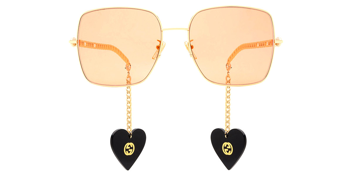 Gucci Square Sunglasses Gold (GG0724S-002-61)
