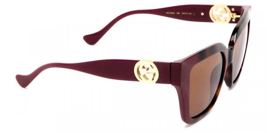 Color: Burgundy/Havana (009) - Gucci GG1023S00954