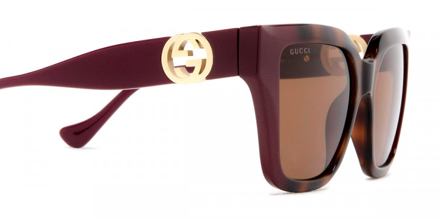 Color: Burgundy/Havana (009) - Gucci GG1023S00954