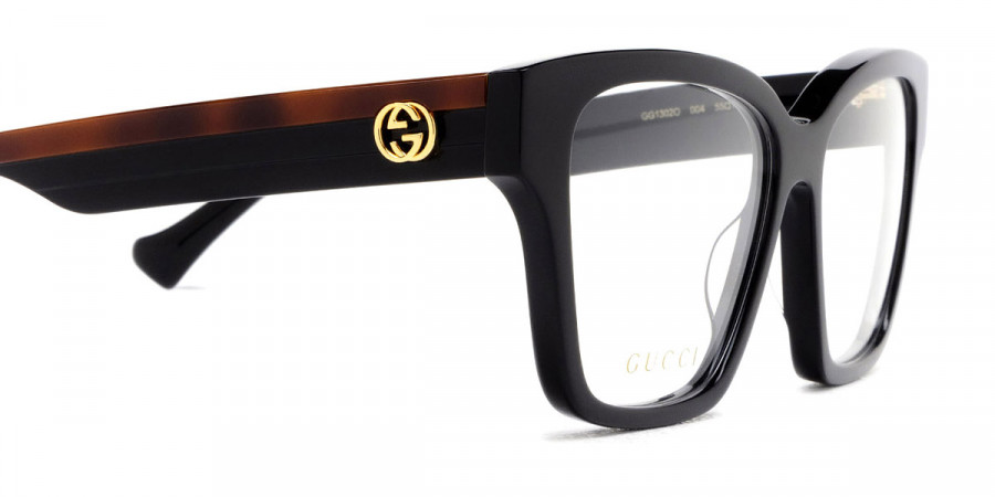 Color: Black/Havana (004) - Gucci GG1302O00455