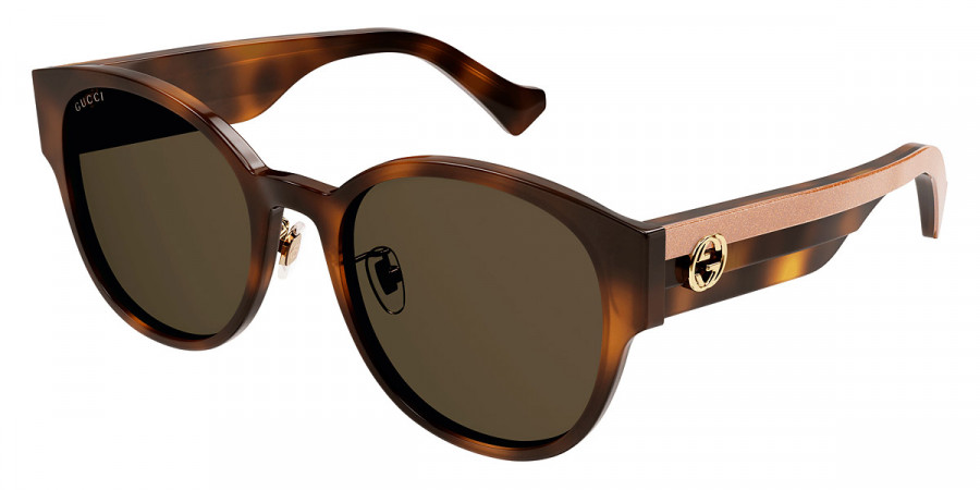 Color: Havana/Crystal (003) - Gucci GG1304SK00356