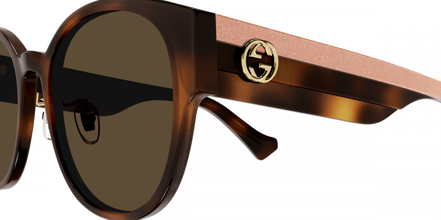 Color: Havana/Crystal (003) - Gucci GG1304SK00356