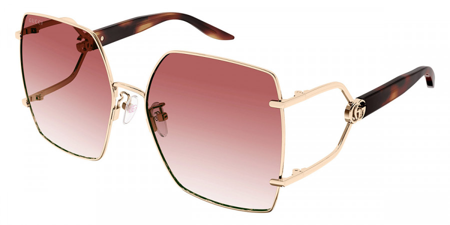 Color: Gold/Havana (004) - Gucci GG1564SA00461