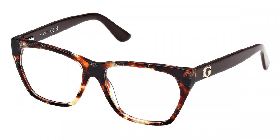 Color: Dark Havana/Shiny Dark Brown (052) - Guess GU5023405254