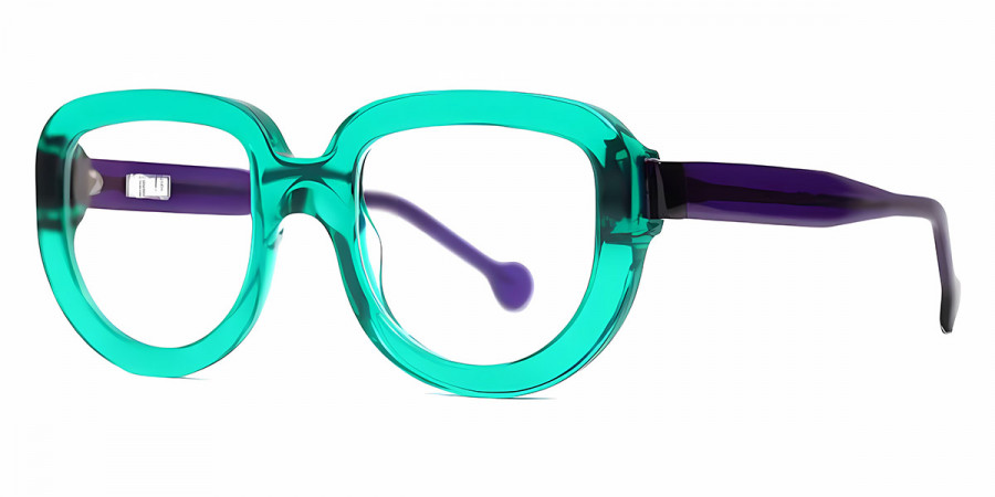 Color: Green Transparent/Transparent Purple (2436) - Henau HENJOTA243648