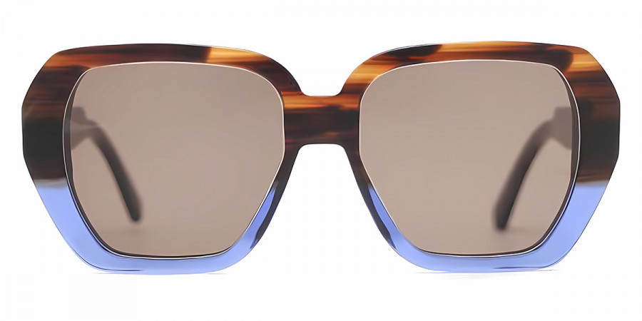 Henau™ LANIKA SUN M89 55 - Havana Transparent Blue/Tortoise