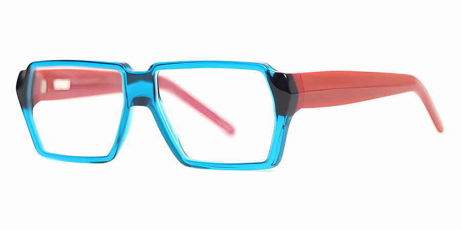 Color: Transparant Blue/Red (0H88) - Henau HENTULLO0H8856