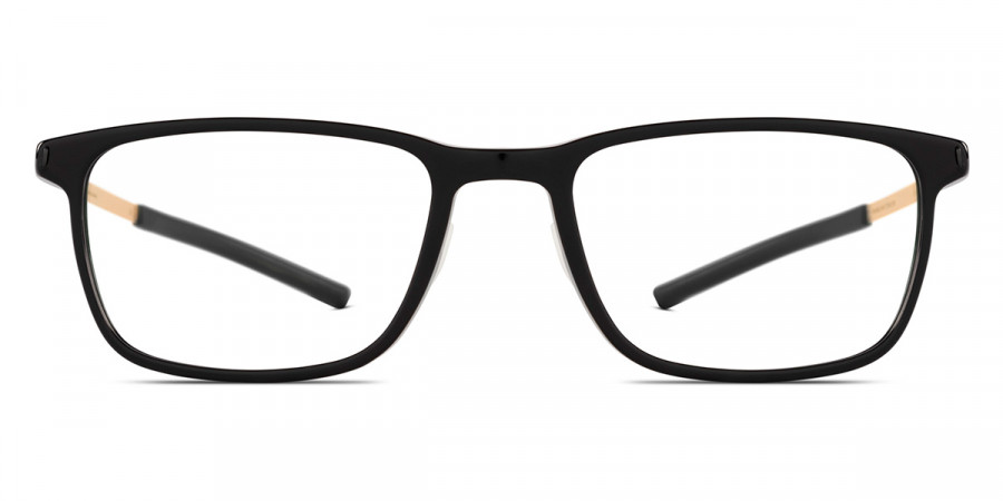 Ic! Berlin Akito Black Eyeglasses Front View