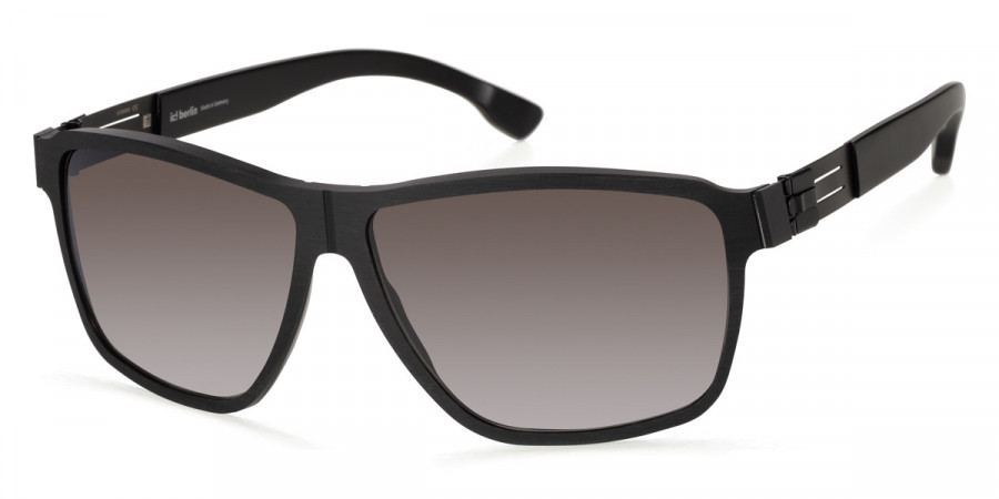 Ic! Berlin Alpha Black-Rough Sunglasses Side View