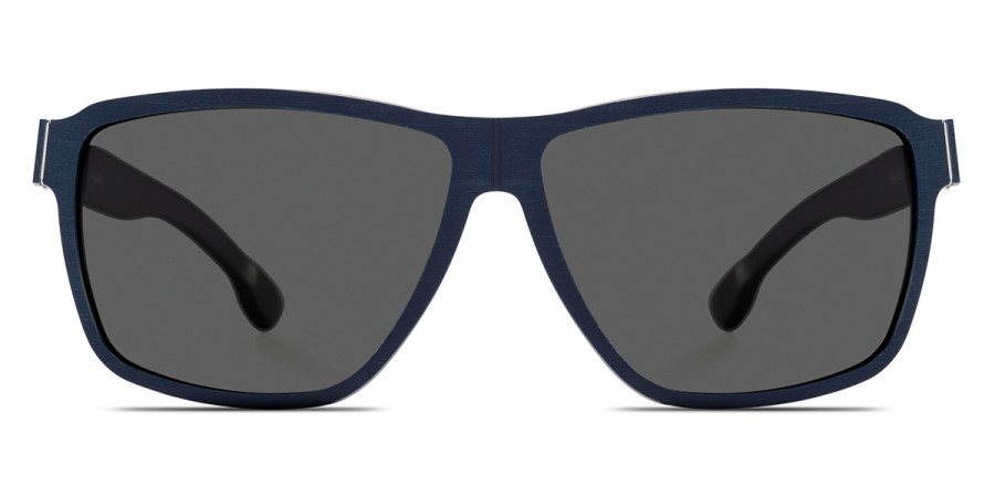 Ic! Berlin Alpha True-Blue-Rough Sunglasses Front View