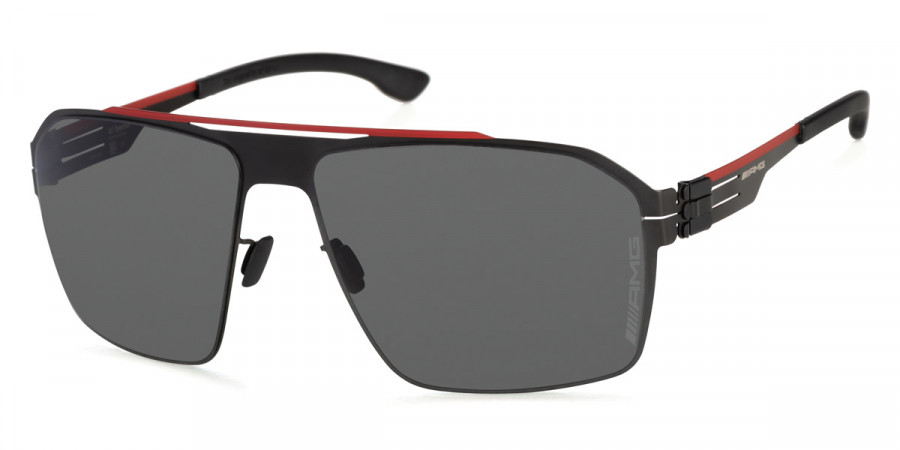 Ic! Berlin AMG 02 Red Bridge-Black Sunglasses Side View