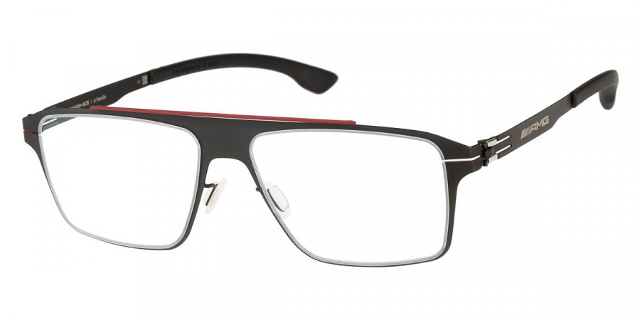 Ic! Berlin AMG 05 Black-Red 97 Eyeglasses Side View