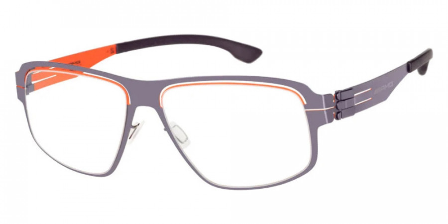 Ic! Berlin AMG 09 Orange Brow-Aubergine Eyeglasses Side View