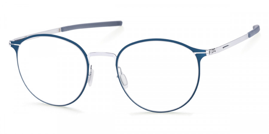 Ic! Berlin Amihan Harbour Silver Circle Eyeglasses Side View