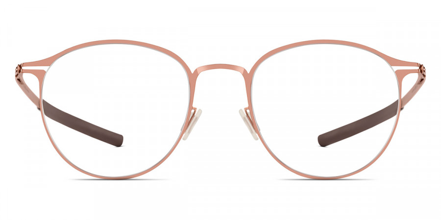 Ic! Berlin Amihan Small Shiny Copper Eyeglasses Front View