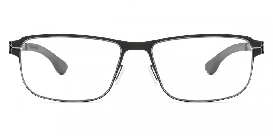 Ic! Berlin Andrew P. Black Eyeglasses Front View