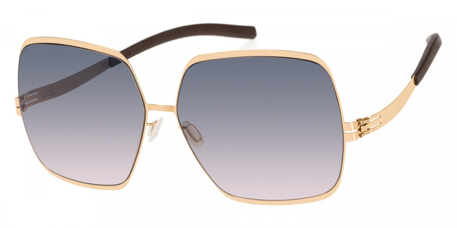 Ic! Berlin Angelina T. Rosé-Gold Rosé-Gold Sunglasses Side View