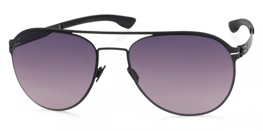 Ic! Berlin Attila L. Black Sunglasses Side View