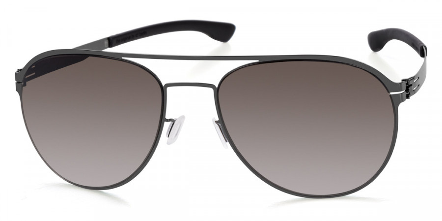 Ic! Berlin Attila L. Gunmetal Sunglasses Side View