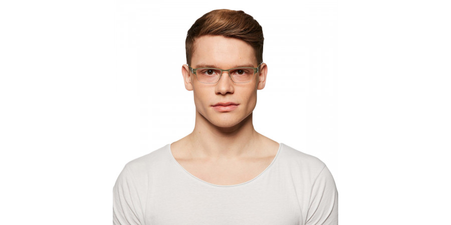 Ic! Berlin Basti S. Lemon Tree Eyeglasses On Male Model