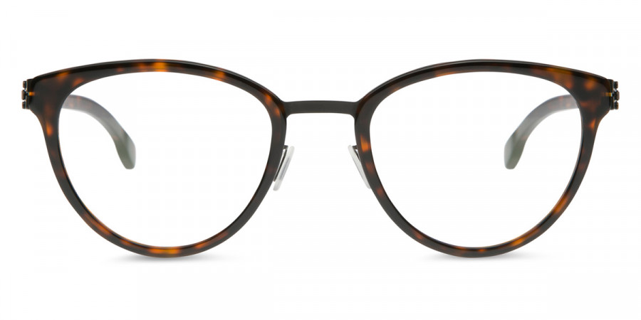 Ic! Berlin Beate J. Black-Magma Eyeglasses Front View