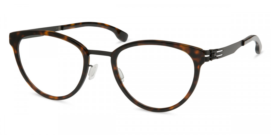 Ic! Berlin Beate J. Black-Magma Eyeglasses Side View